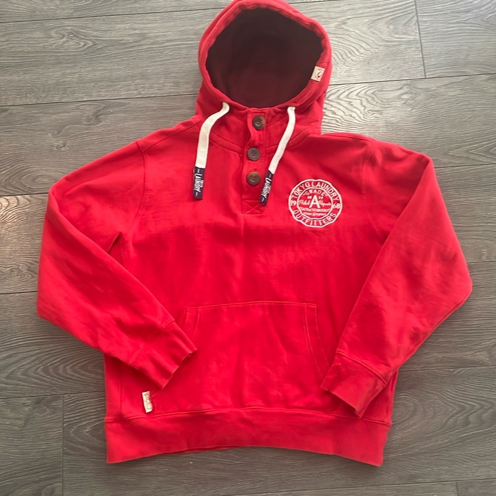 Tokyo Laundry red pullover hoodie